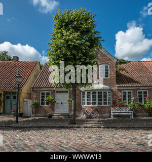 Mogeltonder, petit village danois dans le sud-ouest de la péninsule du Jutland, Danemark Banque D'Images
