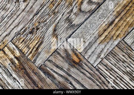 Texture de fond de l'ancien parquet miteux Banque D'Images