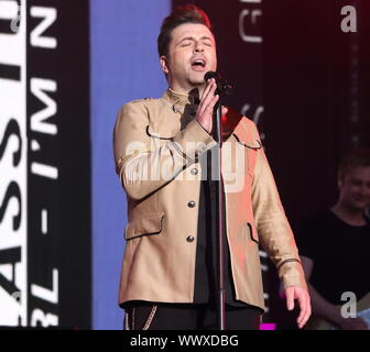 London.UK. Westlife à BBC Radio 2 Live à Hyde Park, Hyde Park, Londres. 15 septembre 2019 Ref:LMK73-S2360-160919 Keith Mayhew/WWW.LMKMEDIA.COM Médias Historique Banque D'Images