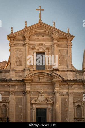 L'église Saint Ignace Dubrovnik Banque D'Images