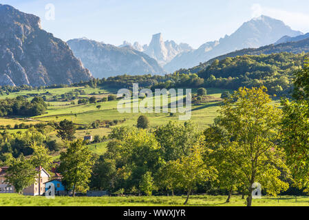 Les Picos de Europa, une montagne, 20 km de la côte nord de l'Espagne Banque D'Images