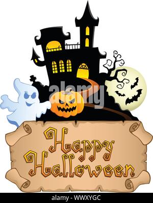 Happy Halloween thème libre 4 Illustration de Vecteur