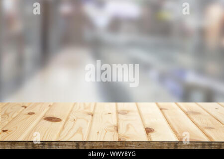 Image de fond de table en bois. Banque D'Images