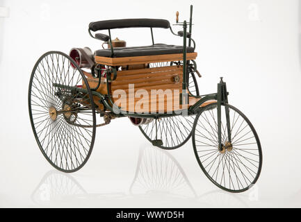 1885 Benz 3 wheeler maquette. Banque D'Images