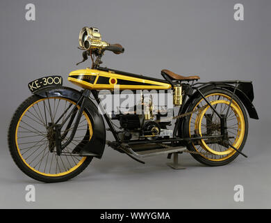 1920 moto à Wooler. Banque D'Images