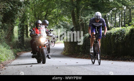 Les Concurrents participant au Pays de Galles d'Ironman 2019 Banque D'Images