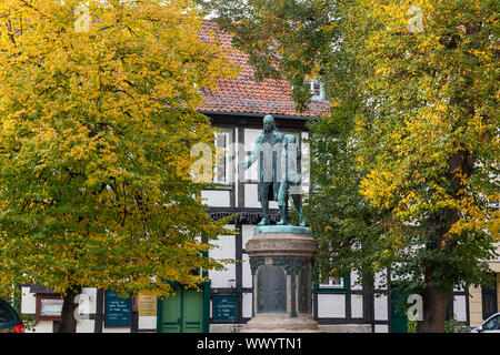 Vieille ville historique de Quedlinburg Banque D'Images