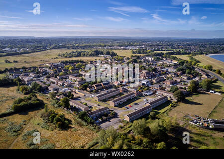 Fieldcommon Estate. Walton on Thames, Surrey, UK. Banque D'Images