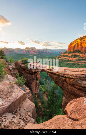 Devils Bridge, Sedona, Arizona, États-Unis d'Amérique, Amérique du Nord Banque D'Images