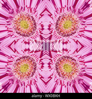 Motif floral de couleur transparente dans un style folklorique avec des fleurs, feuilles. Hand drawn. abstract illustration. Banque D'Images