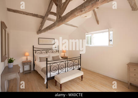 Belle grande chambre de style français Banque D'Images