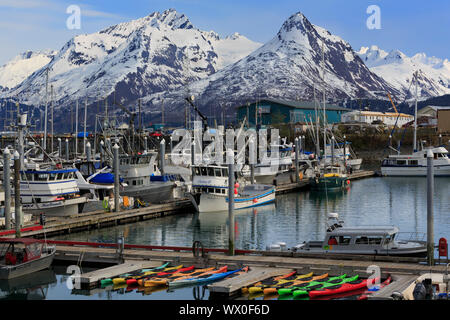 Petit Bateau, Port Valdez, Prince William Sound, Alaska, États-Unis d'Amérique, Amérique du Nord Banque D'Images