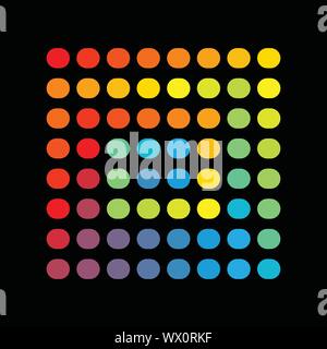 Résumé de la conception du spectre Illustration de Vecteur