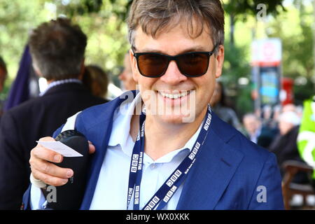 NICK WATT. NICHOLAS WATT RÉDACTEUR POLITIQUE POUR BBC NEWSNIGHT PHOTOGRAPHIÉ DANS LE QUARTIER LONDONIEN DE WESTMINSTER LE 5 SEPTEMBRE 2019. JOURNALISTES BRITANNIQUES. Photo/Russell Moore. Banque D'Images