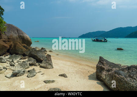 L'Île de Ko Surin, Mu Koh Surin Marine National Park, Thaïlande, Asie du Sud, Asie Banque D'Images