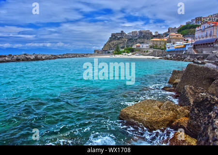 La ville de Pizzo Calabro dans la province de Vibo Valentia Banque D'Images