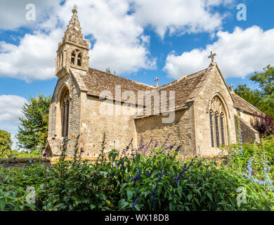 L'église paroissiale de tous les Saints au Great Chalfield Manor dans le Wiltshire UK Banque D'Images