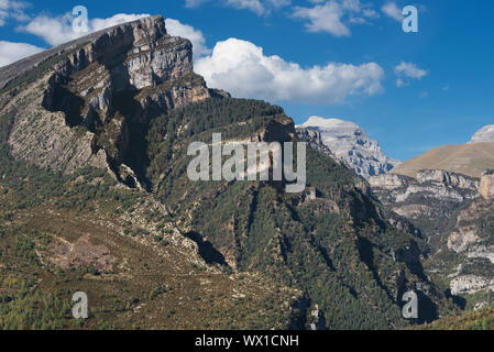 Canyon Anisclo à Huesca, Aragon Pyrénées, Espagne. Banque D'Images