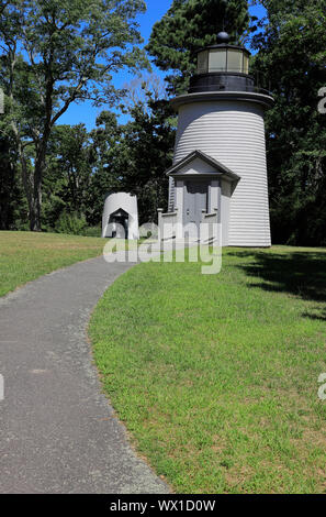 Les trois soeurs de Nauset aka les trois soeurs phares à Eastham.Cape Cod National Seashore. Eastham. Massachusetts.États-Unis Banque D'Images