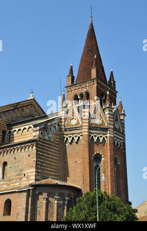 San Fermo Maggiore Église, Vérone, Italie, Europe Banque D'Images