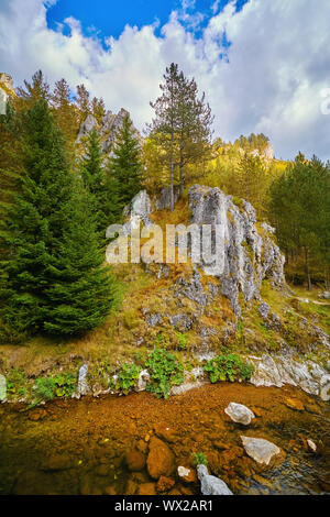 Montagnes des Rhodopes en Bulgarie Banque D'Images