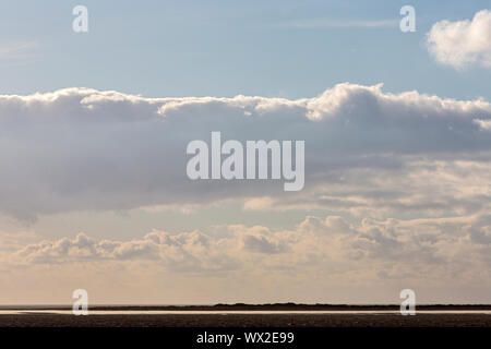 Le Relais Du Lac, Norderney, Meer, Wolken, Horizont, Insel Juist Banque D'Images