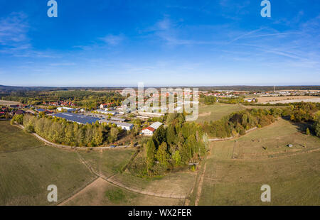 Sommaire des balades dans les montagnes du Harz Thale Banque D'Images