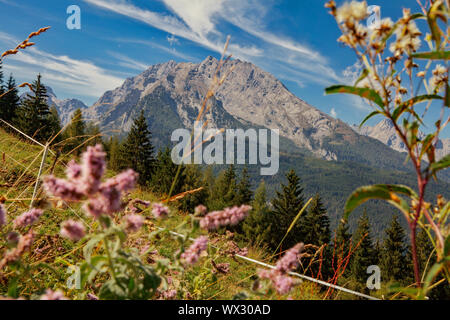 Téléphérique Pour les Alpes bavaroises près du lac Königssee, Allemagne, Schönau Banque D'Images