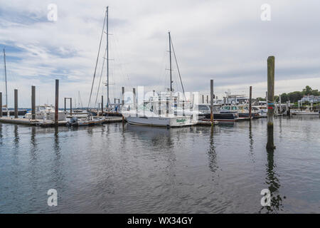 Jamestown, Rhode Island USA Marina Banque D'Images