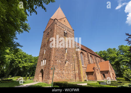 Église, Kirchdorf, l'île de Poel, Mecklembourg-Poméranie-Occidentale, Allemagne, Europe Banque D'Images