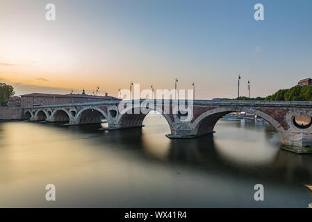 Coucher Du Soleil à Toulouse Banque Dimages Photo Stock