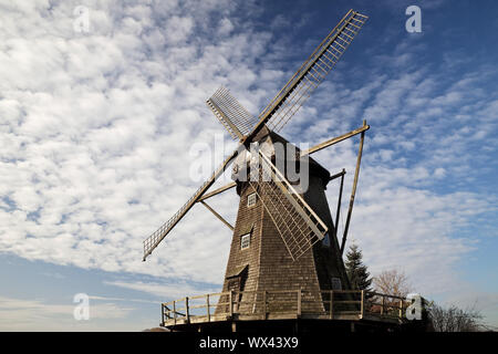 Moulin de la tour dans le district de Coesfeld-Lette, Coesfeld, Nordrhein-Westfalen, Germany, Europe Banque D'Images