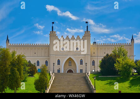 Entrée principale du Château de Lublin Banque D'Images