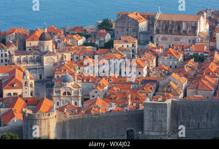 La vieille ville de Dubrovnik, Croatie Banque D'Images