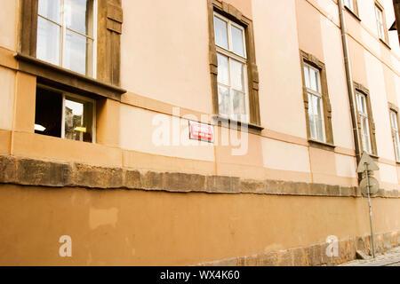 Un charmant petit alley (Seminarska) à Prague, République Tchèque Banque D'Images