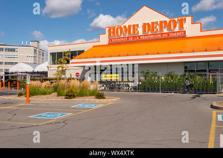 Montréal, CA - 16 septembre 2019 : Home Depot Beaubien Store Banque D'Images