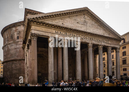 Histoire de l'Empire de Rome panthéon Ville Banque D'Images