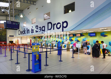 Southend United Kingdom - Juillet 6, 2019 : Terminal de l''aéroport de Southend (SEN) au Royaume-Uni. Banque D'Images