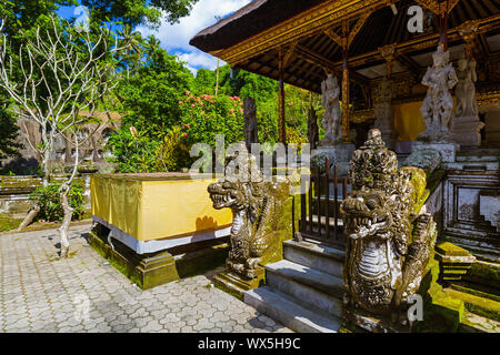 Ganung Kawi Temple dans l'île de Bali - Indonésie Banque D'Images