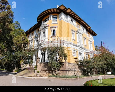 Cochabamba - Bolivie, le 13 août 2019:Le Palacio Portales a été construit entre 1915 et 1927, il a été conçu comme la résidence de l'exploitation minière d'étain tycoo Banque D'Images
