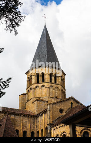 Église iconique du Sacré-Cœur de Paray le Monial, Bourgogne, France, le 7 septembre 2019 Banque D'Images