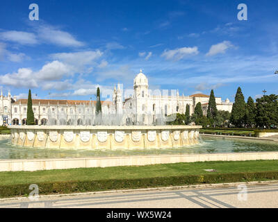 Monastère des Hiéronymites de Belém, Lisbonne Banque D'Images