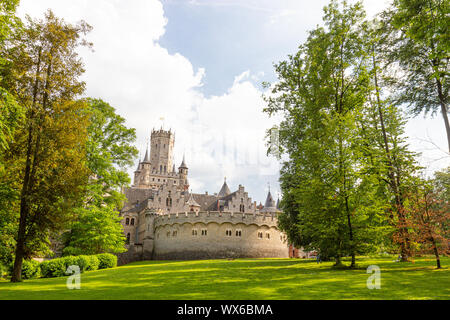 L'extérieur du château de Marienburg, près de Hanovre, Allemagne Banque D'Images