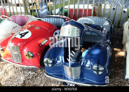 Septembre 2019 - Austin J40 voitures à pédales au Goodwood Revival Banque D'Images