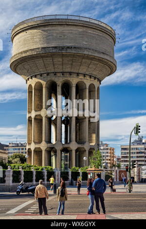 Madrid, Plaza de Castilla Banque D'Images