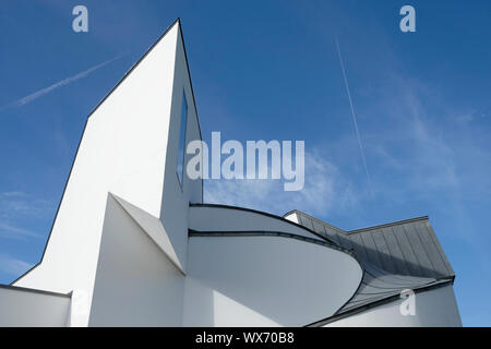 Une vue étroite du Vitra Design Museum à Weil am Rhein, Allemagne Banque D'Images