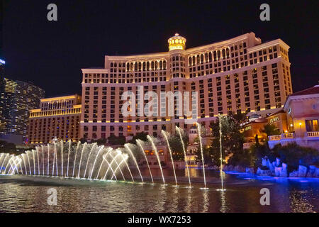 Célèbre jeux d'eau à Las Vegas Banque D'Images