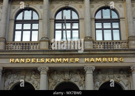 Chambre de Commerce de Hambourg Banque D'Images