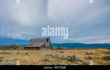 Wide Open vaste paysage du Montana en été Banque D'Images