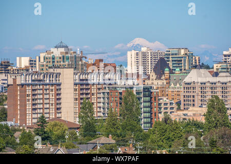 Victoria British Columbia canada en juin paysage Banque D'Images